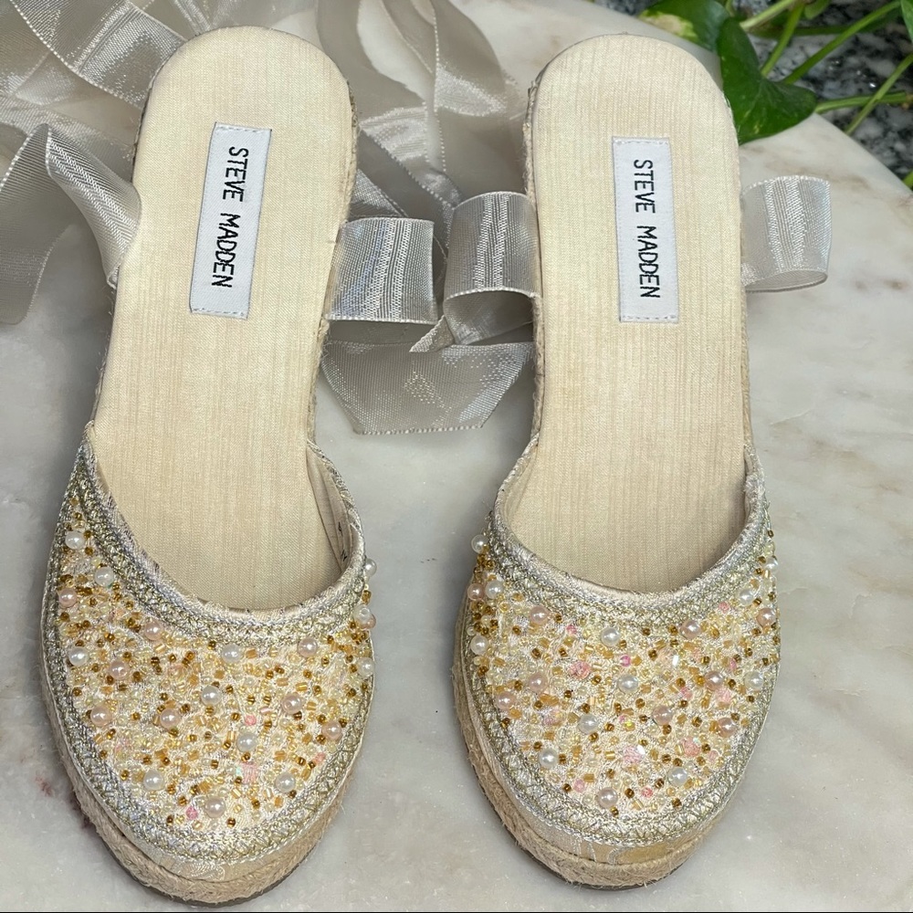 Steve Madden Bommbay Summer Espadrille NWOT 7.5B